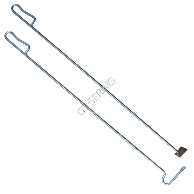Zestaw do czyszczenia kotła 2 elementowy HACZYK i SKROBAK - długość 80 cm